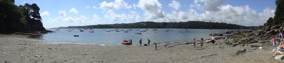 Durgan - Panorama of the Helford River (c) 2008 Martin Imber